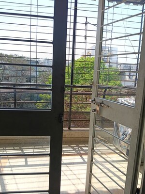 Balcony in 2 BHK Apartment at Rama Fusion Towers, Hinjewadi – for Rent
