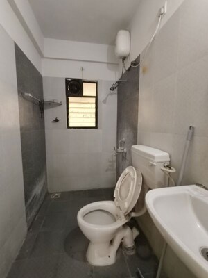 Bathroom in 3 BHK Apartment at Kolte Patil Margosa Heights, Mohammadwadi – for Rent