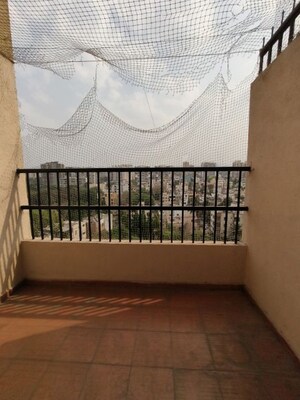 Balcony in 3 BHK Apartment at Kolte Patil Margosa Heights, Mohammadwadi – for Rent