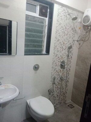 Bathroom in 2 BHK Apartment at Ambarish CHS, Kurla East – for Rent
