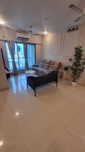 Living Room in 2 BHK Apartment at Cosmos 27 Gbr, Kasarvadavali – for Rent