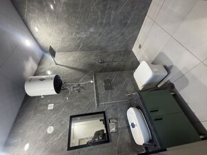 Bathroom in 1 BHK Builder Floor at Milestone The Galleries, Sector 15 ii – for Rent