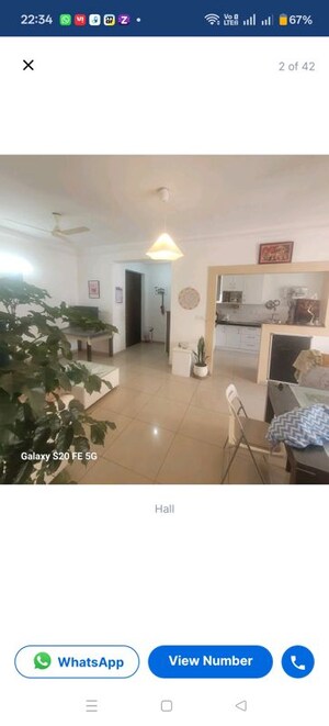 Master Bedroom in 2 BHK Apartment at Prestige Park View, Whitefield – for Rent