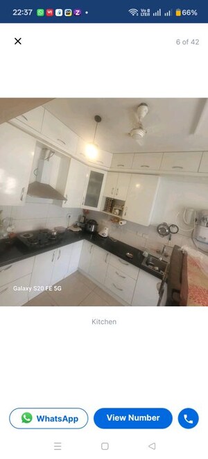 Kitchen in 2 BHK Apartment at Prestige Park View, Whitefield – for Rent