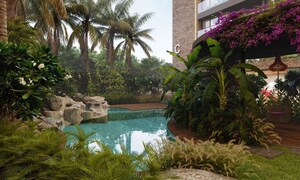 3 BHK Apartment – Exterior View View at Near Vaishno Devi Circle On Sg Highway - for Sale