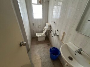 Bathroom in 1 BHK Apartment at Gera Shrishti, Wagholi – for Rent