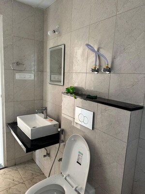 Bathroom in 2 BHK Apartment at Godrej Nurture Pune, Mamurdi – for Rent