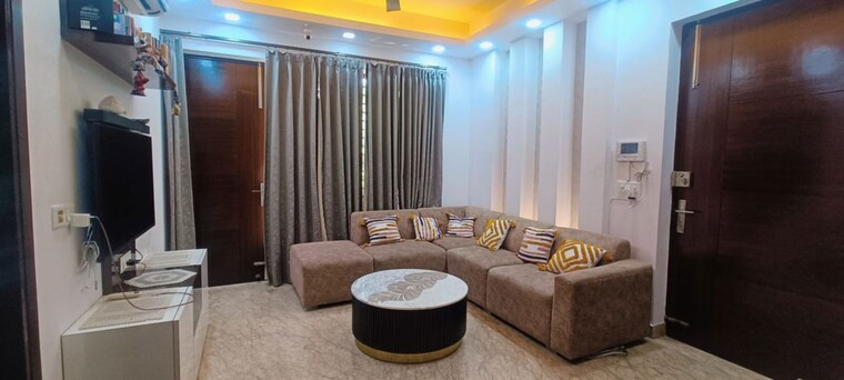 Living Room, pragati-hills 1 Bedroom 600 Sq.Ft. Builder Floor In Sector 47 Gurgaon 10186029