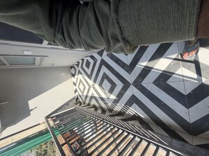 Staircase in 2 BHK Builder Floor at Milestone 32nd Avenue, Sector 15 – for Rent