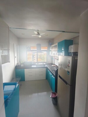 Kitchen in 1 BHK Apartment at Bramha Avenue, Kondhwa – for Rent