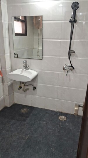 Bathroom in 3 BHK Builder Floor at Vivek Vihar – for Rent