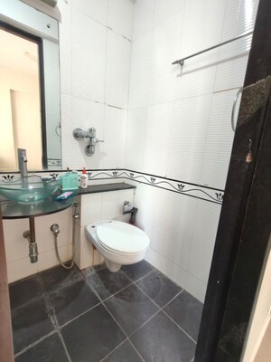 Bathroom in 3 BHK Apartment at Lake Primrose, Powai – for Rent