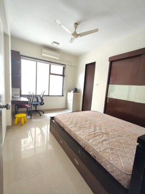 Master Bedroom in 3 BHK Apartment at Lake Primrose, Powai – for Rent