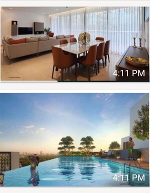 Swimming Pool in 3.5 BHK Apartment at SRS Cyprus Oak, Baner – for Sale