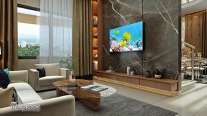 Living Room in 3 BHK Apartment at Bariatu – for Sale