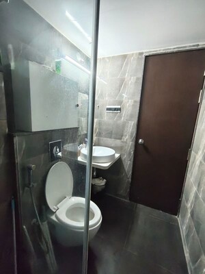Bathroom in 2 BHK Apartment at Pharande Puneville, Punawale – for Rent