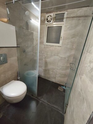 Bathroom in 2 BHK Apartment at Pharande Puneville, Punawale – for Rent