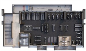 Floor Plan in  Office Space at Wagholi – for Sale
