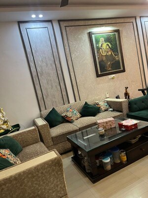 Living Room in 3.5 BHK Builder Floor at New Industrial Township 1 – for Sale