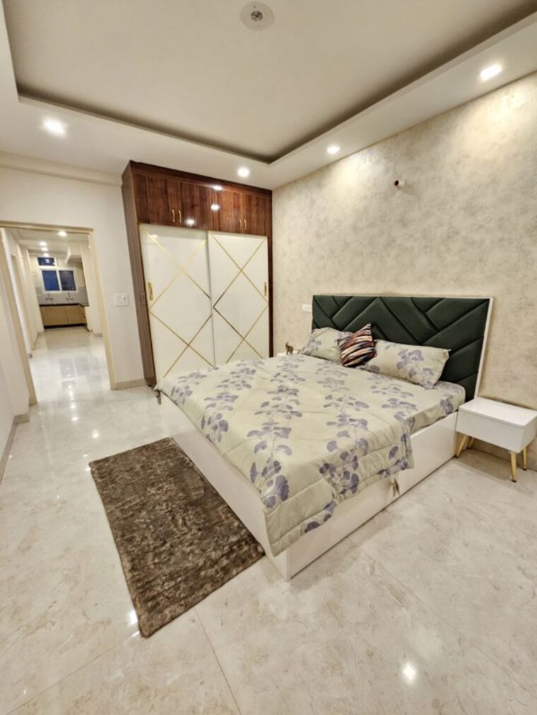 Bedroom, aura-homes 3 Bedroom 1650 Sq.Ft. Builder Floor In Patiala Road Zirakpur 10188310