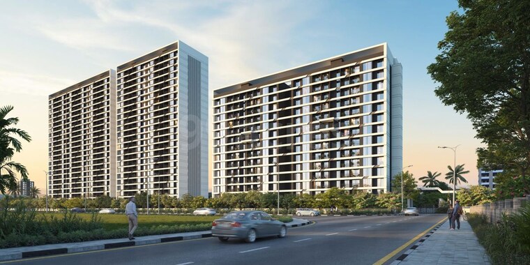 Exterior View, sankla-east-world 2 Bedroom 723 Sq.Ft. Apartment In Shewalwadi Pune 10188296