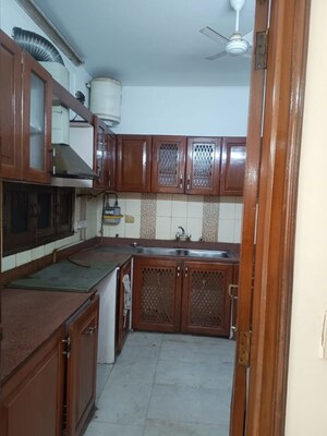 Kitchen in 3 BHK Builder Floor at Vasant Vihar – for Rent