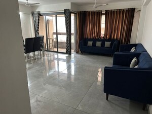 Living Room in 2 BHK Apartment at Sargasan – for Rent