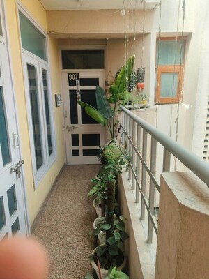 Balcony in 3 BHK Apartment at CGHS HEWO Apartments, Sector 56 – for Rent