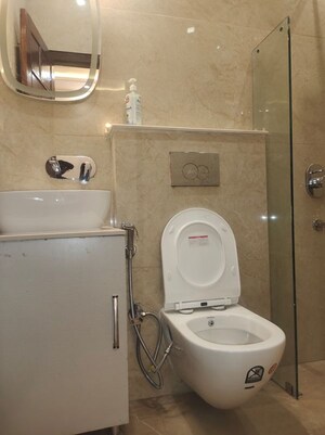 Bathroom in 2 BHK Builder Floor at Lajpat Nagar 4 – for Rent