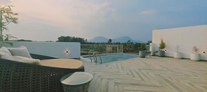 Swimming Pool in 4 BHK Villa at Esteem Misty Hills Plots, Devanahalli – for Rent