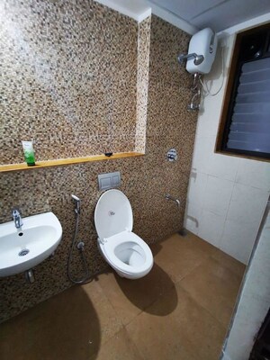 Bathroom in 1.5 BHK Apartment at Lodha Palava Downtown, Dombivli East – for Rent