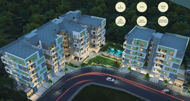 Exterior View, sevoke road 3 Bedroom 1931 Sq.Ft. Apartment In Sevoke Road Siliguri 10188661