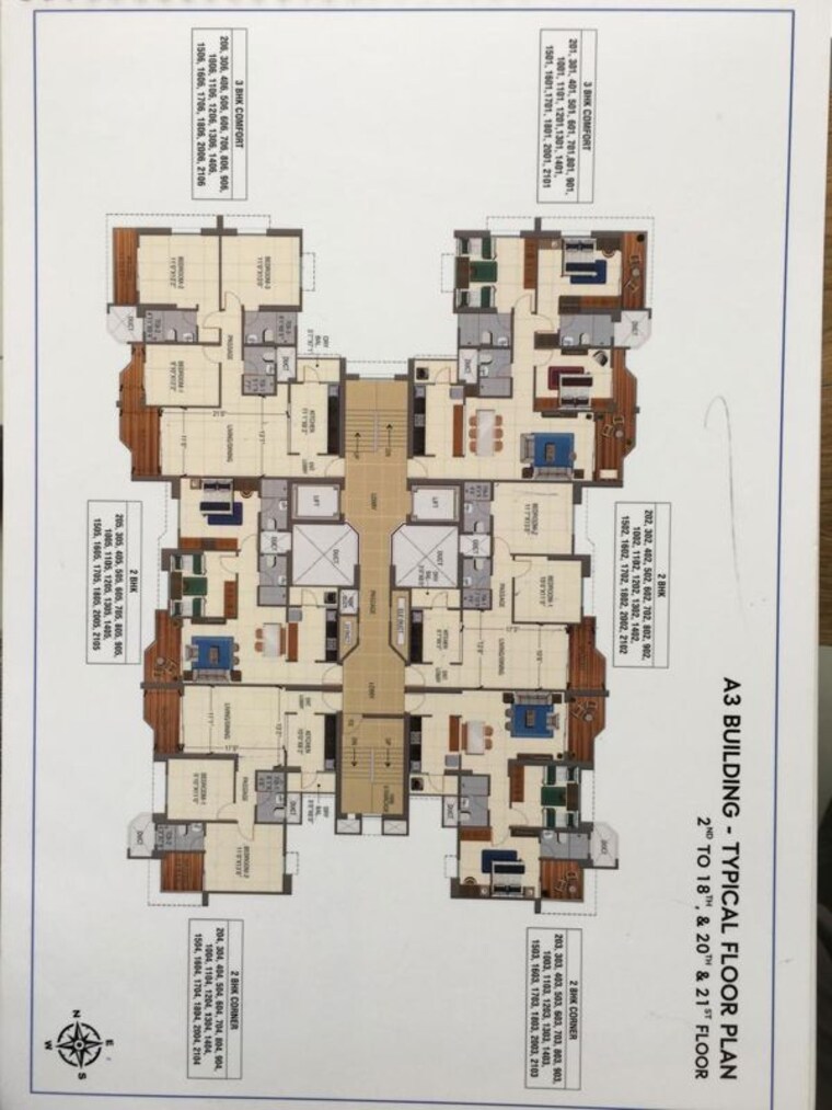 Floor Plan, wakad 2 Bedroom 800 Sq.Ft. Apartment In Wakad Pune 10188676
