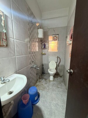 Bathroom in 2 BHK Apartment at Sai Raj Heights, Punawale – for Rent