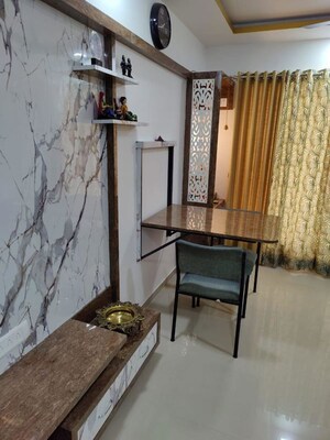Living Room in 1 BHK Apartment at Unique Greens Ghodbunder Road, Ghodbunder Road – for Rent