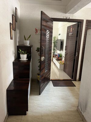 Staircase in 3 BHK Apartment at Wakad – for Rent