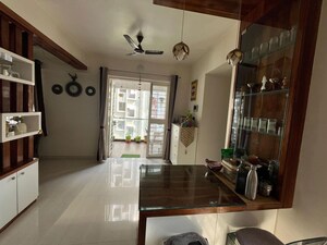 Living Room in 3 BHK Apartment at Wakad – for Rent