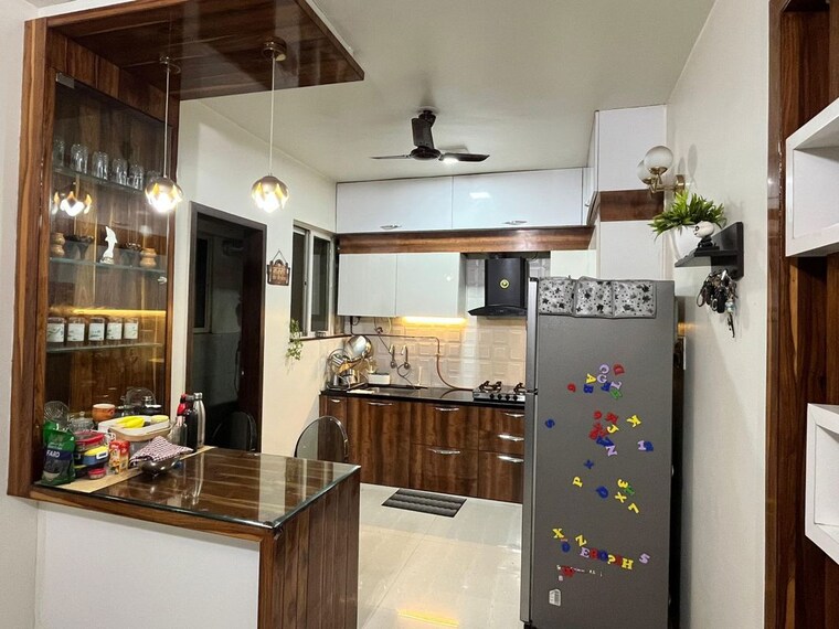 Kitchen, wakad 3 Bedroom 1200 Sq.Ft. Apartment In Wakad Pune 10188827
