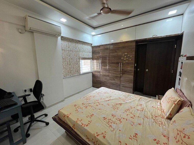 Bedroom, wakad 3 Bedroom 1200 Sq.Ft. Apartment In Wakad Pune 10188827