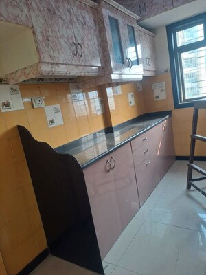 Kitchen in 3 BHK Apartment at Ashar Residency, Pokhran Road No Two – for Rent
