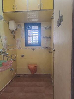 Bathroom in 3 BHK Apartment at Ashar Residency, Pokhran Road No Two – for Rent