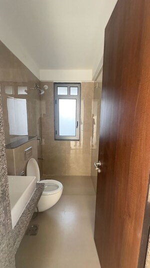 Bathroom in 1 BHK Apartment at Ajmera Arham, Malad West – for Rent