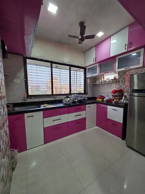 Kitchen in 2 BHK Apartment at Dheeraj Solitaire, Malad West – for Rent