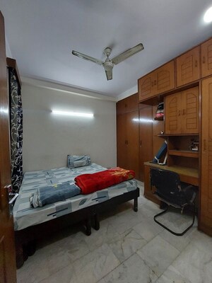 Bedroom in 2 BHK Builder Floor at Malviya Nagar – for Rent