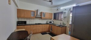 Kitchen in 3.5 BHK Apartment at K Raheja Woods, Kalyani Nagar – for Rent