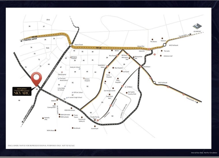 Map Location, sector 48 3 Bedroom 2355 Sq.Ft. Apartment In Sector 48 Gurgaon 10157389