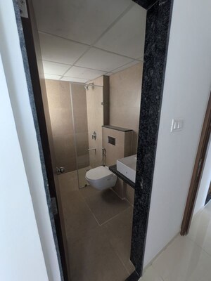 Bathroom in 2 BHK Apartment at Runwal The Central Park, Chinchwad – for Rent