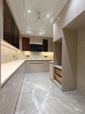 Kitchen in 3 BHK Builder Floor at Sushant Lok I – for Sale
