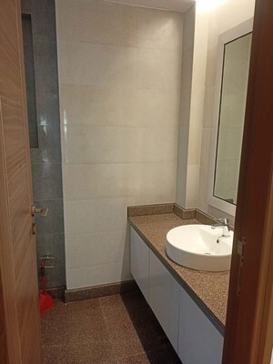 Bathroom in 3 BHK Builder Floor at Chittaranjan Park – for Rent