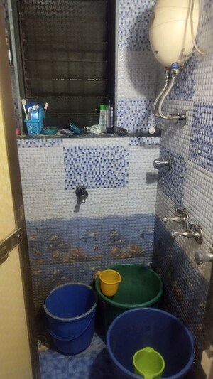 Bathroom in 1 BHK Apartment at Shiv Gyanvati CHS, Dombivli West – for Rent